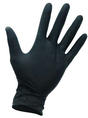 Imagen del producto Lote de 100 guantes de nitrilo negro