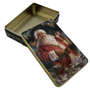 Imagen del producto Caja de metal Santa
