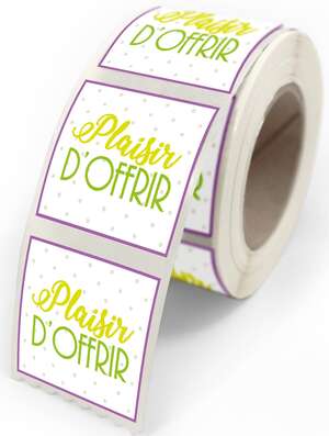 Imagen del producto Etiqueta "Plaisir d'offrir"