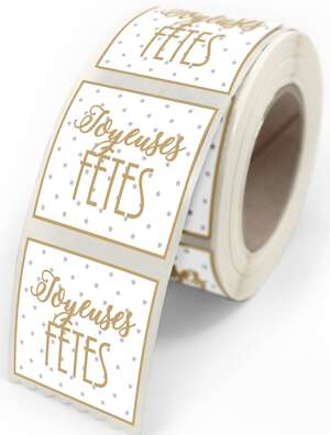 Imagen del producto Etiquetas "Joyeuses Fêtes"