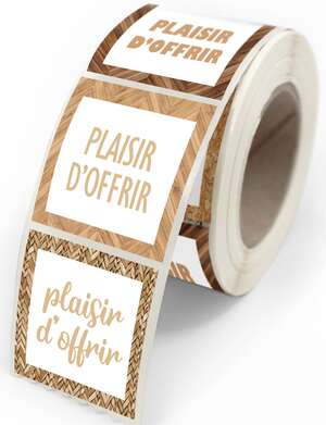Imagen del producto Etiqueta "Plaisir d'offrir"