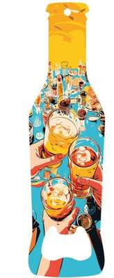 Imagen del producto Abridor de botellas magnético de metal decoración Verano