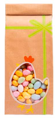 Imagen del producto 50 Gallina en Bolsa Papel Kraft SOS