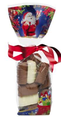 Imagen del producto 100 Bolsas “Caperucita de Papá Noel”