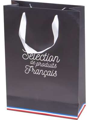 Imagen del producto Bolsa papel kraft “Selección de productos franceses” 3 botellas