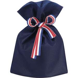 Imagen del producto Bolsa de polipropileno no tejido Colección “Cinta Tricolor Azul Marino”
