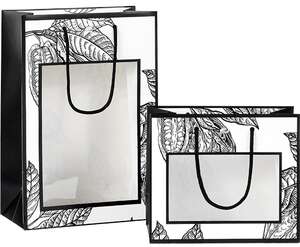 Imagen del producto Bolsa  papel kraft con ventana colección 