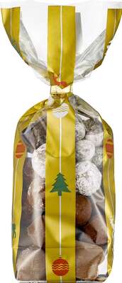 Imagen del producto Colección 100 Bolsas Metálicas “Deck the Hallsdecoraciones