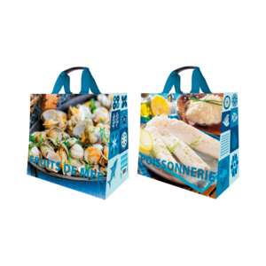 Imagen del producto Bolsas de Compras Tejidas de Polipropileno "Pescadera" 30L