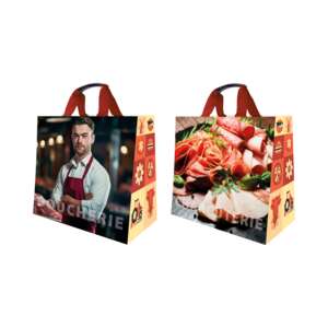 Imagen del producto Bolsas Tote de Polipropileno Tejido “Carnicería Charcutería” 30L