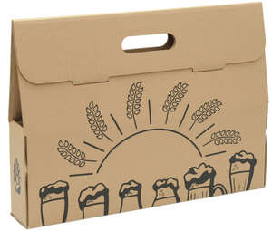Imagen del producto Estuche de 6 Vasos de Cerveza Longneck 33cl - Impresos