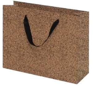 Imagen del producto Bolsa asa cordon decorada corcho