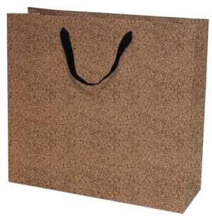 Imagen del producto Bolsa asa cordon decorada corcho