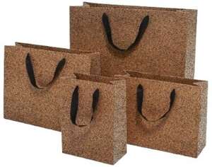 Imagen del producto Bolsa asa cordon decorada corcho