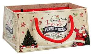 Imagen del producto Bolso rígido con asas “Felices Fiestas de Navidad”