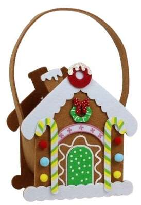Imagen del producto Bolsa de fieltro "Casa de jengibre"