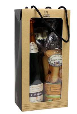 Imagen del producto Bolsa Maleta Ventana Kraft 