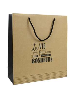 Imagen del producto Bolso rectangular “La vida está hecha de pequeñas alegrías”