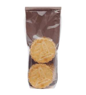 Imagen del producto 100 bolsitas impresas Tela de yute chocolate