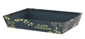 Imagen del producto Cesta de cartón rectangular Plaisir Gourmand