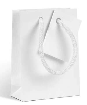 Imagen del producto Bolso boutique Kraft Blanco Natural blanco