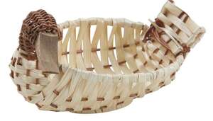 Imagen del producto Cesta de bambú y helecho
