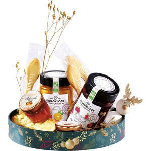 Imagen del producto Cesta redonda de cartón "Naturaleza Encantada"