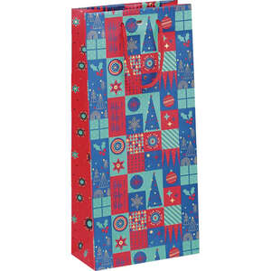 Imagen del producto Bolsa de papel para 2 botellas 