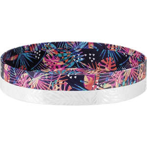 Imagen del producto Cesta redonda de cartón Blanca y tropical