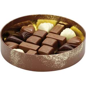 Imagen del producto Cesta redonda de cartón, color marrón POUDRE D'OR