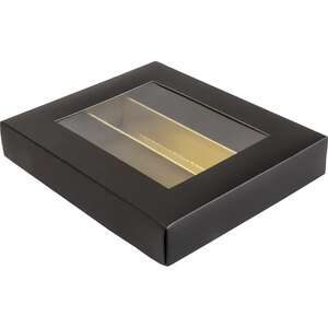 Imagen del producto Caja rectangular de cartón para bombones, 3,5 filas
