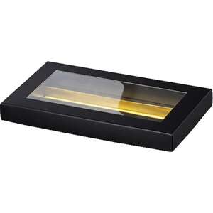 Imagen del producto Caja rectangular de cartón para bombones, 3,5 filas