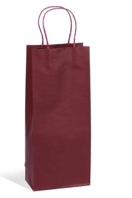 Imagen del producto Bolsas para botellas con asas retorcidas, 1 o 2 botellas
