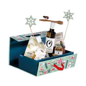 Imagen del producto Caja de cartón rectangular "JARDÍN DE INVIERNO"