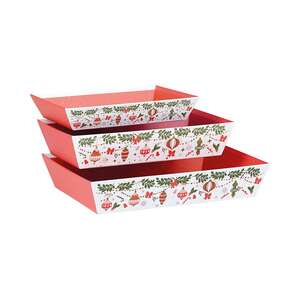 Imagen del producto Cesta rectangular de cartón - ¡UNA NAVIDAD MUY GRANDE!