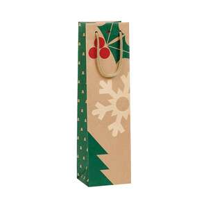 Imagen del producto Bolsa de papel kraft, 1 botella, NOEL NATURE