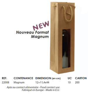 Imagen del producto Bolsa con ventana para Magnum