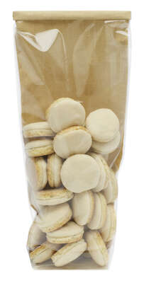 Imagen del producto 100 bolsitas impresas Tela de yute natural