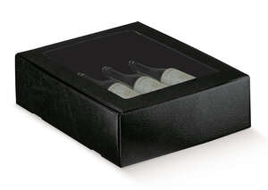 Imagen del producto Estuche de 3 botellas con ventana transparente