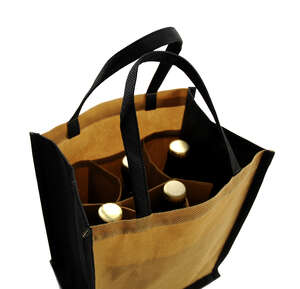 Imagen del producto Bolsa no tejida para 6 o 12 botellas de 33 cl