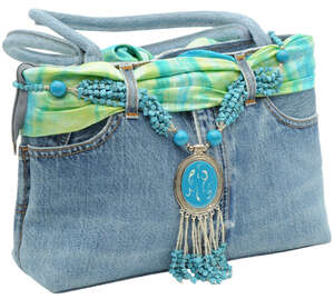 Imagen del producto Bolso vaquero de tres colores