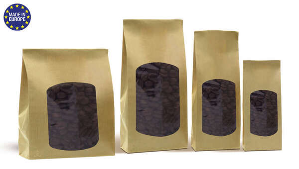 Imagen del producto Bolsita de kraft - Ventana XXL