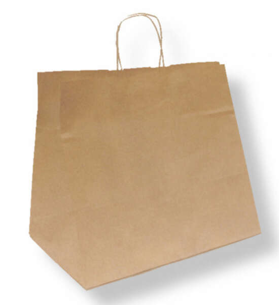 Imagen del producto Bolsas take away con asas trenzadas naturales
