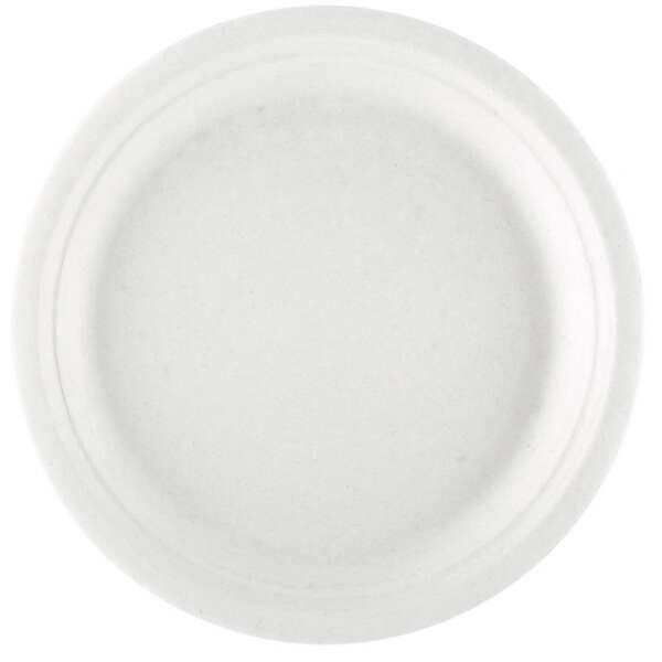 Imagen del producto Platos blancos biodegradables