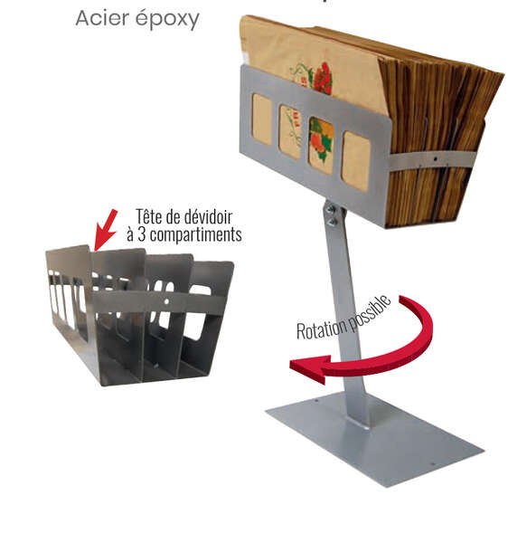 Imagen del producto Dispensador de bolsas kraft de 2 piezas