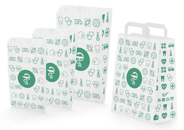 Imagen del producto Bolsas y bolsitas de papel kraft Farmacia