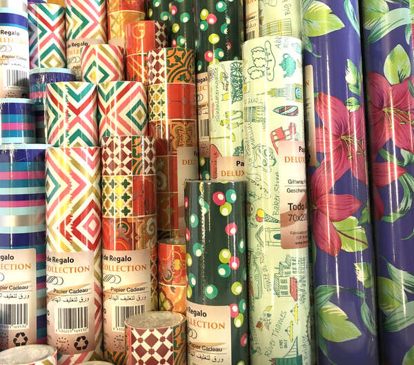 Imagen del producto Lote de rollos de papel de regalo
