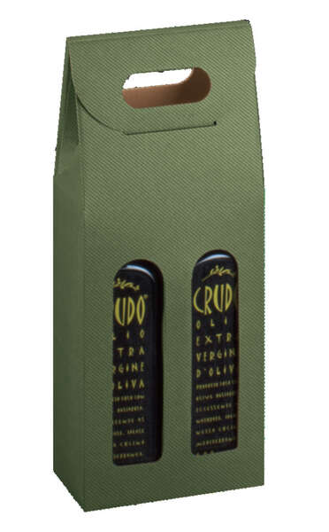 Imagen del producto Estuche regalo de cartón para botellas especiales de aceite de oliva DOC