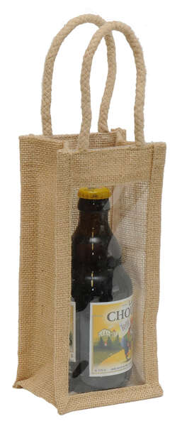 Imagen del producto Bolsa de yute para 1 botella o bote