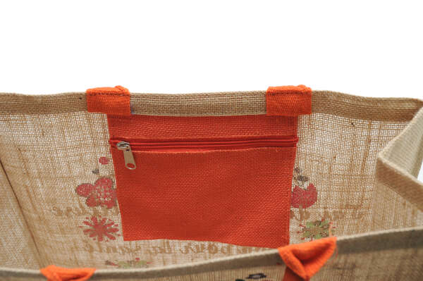 Imagen del producto Bolsa de tela de yute de lujo marca Joan Rich
